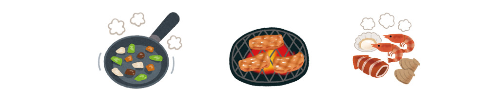 しっかりと食材を加熱しましょう