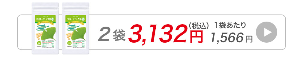 DHA・イチョウ葉プラス80粒入り2袋に飛ぶバナー